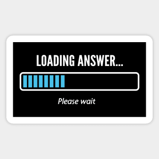 Loading Answer Please Wait Sticker